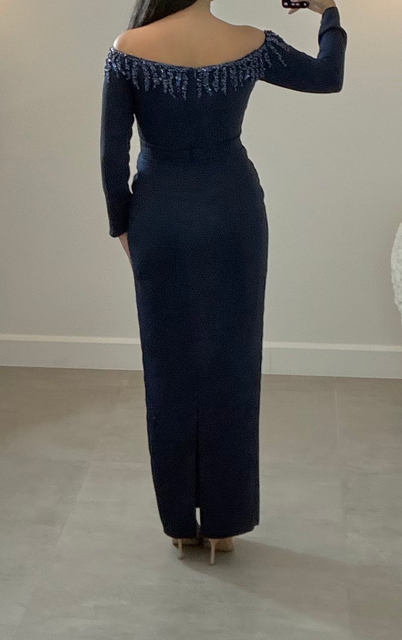 Aren Dress Dark Blue