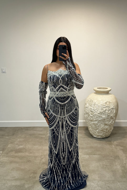 Louna Dress Night Blue