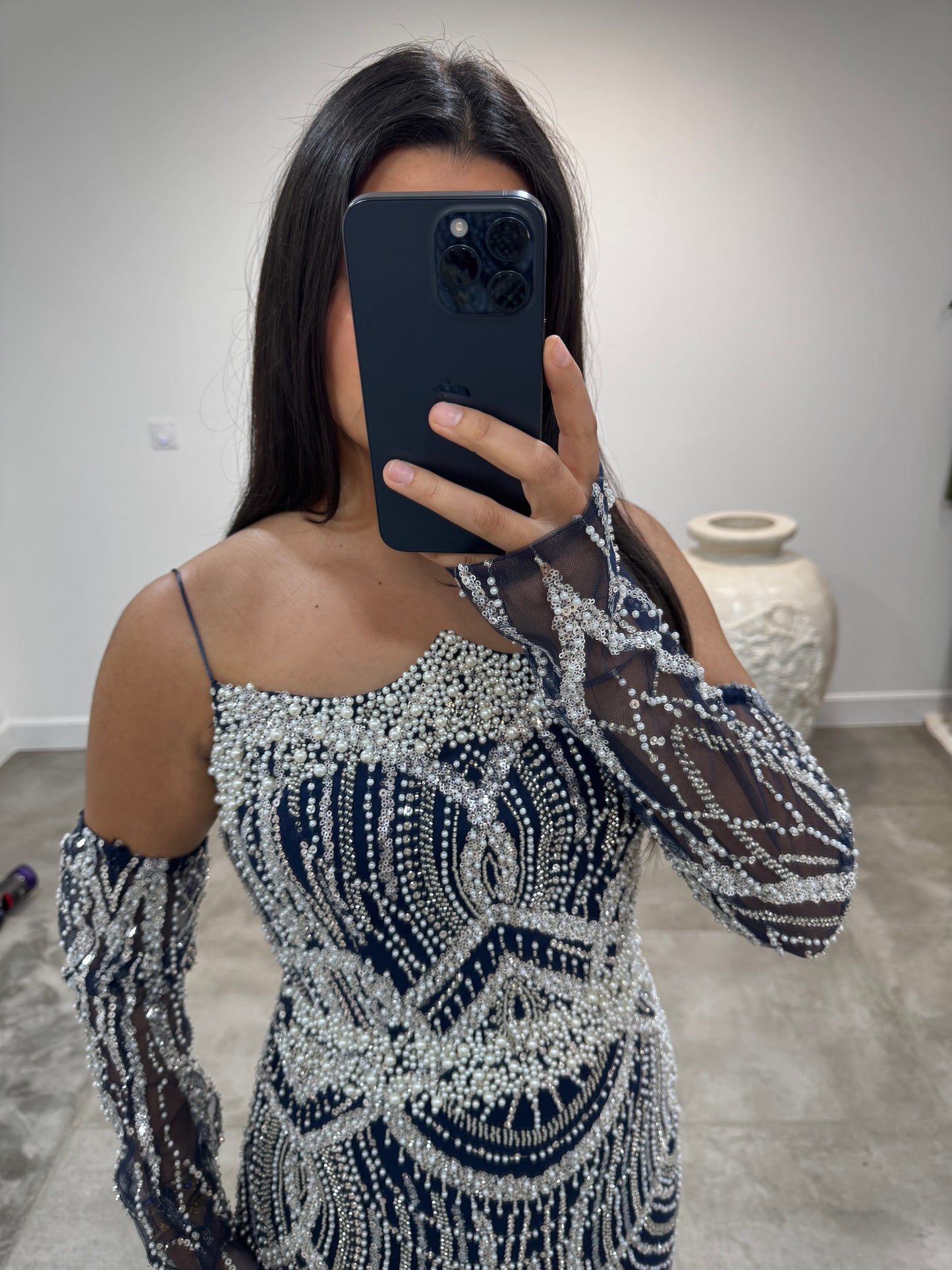 Louna Dress Night Blue