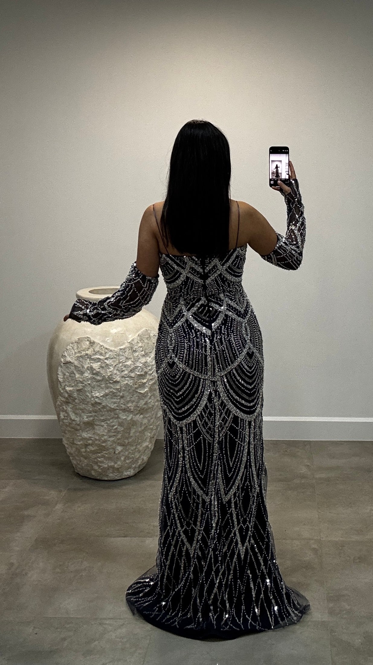 Louna Dress Night Blue