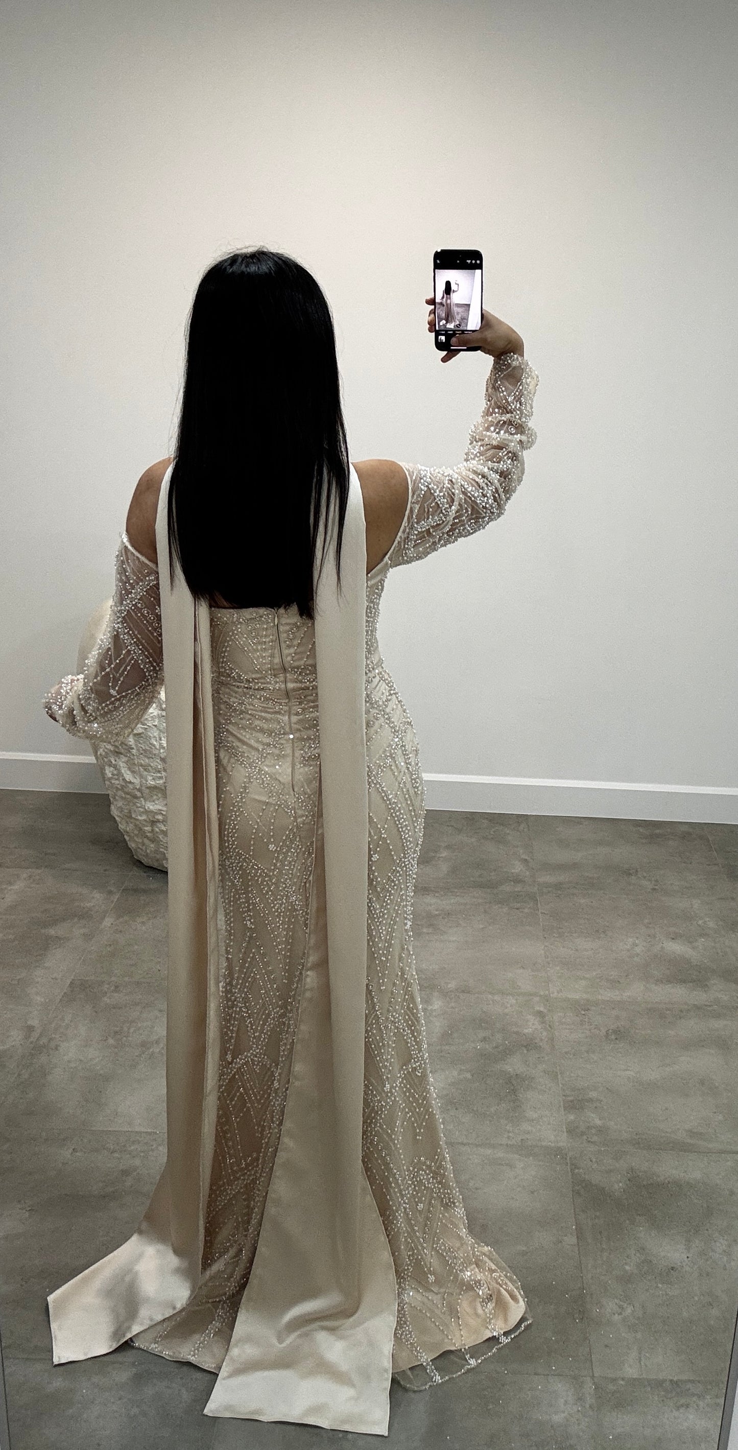 Minai Dress Beige