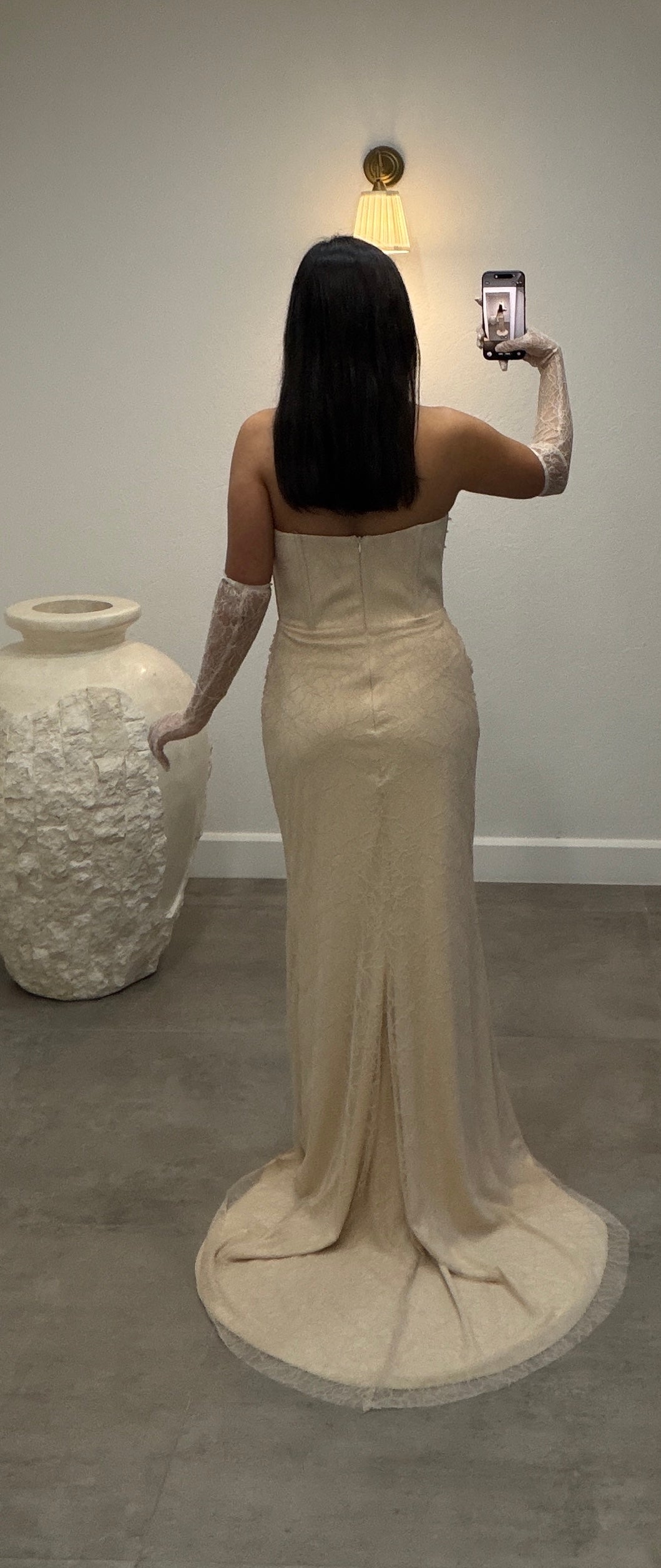 Derin Dress Beige