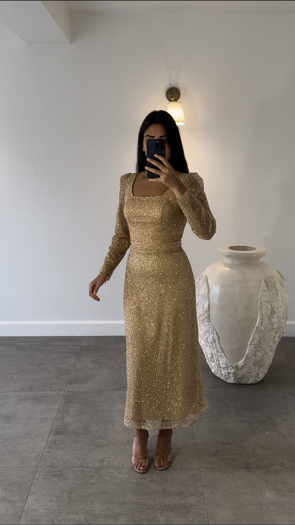 Amber Glow Dress
