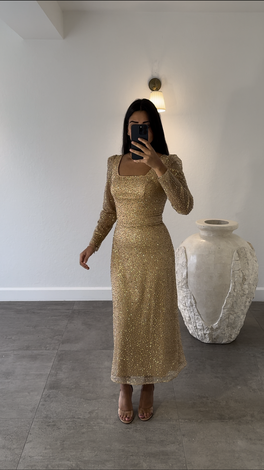 Amber Glow Dress