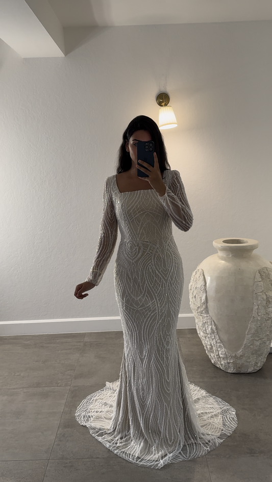 Beige Elegance Dress