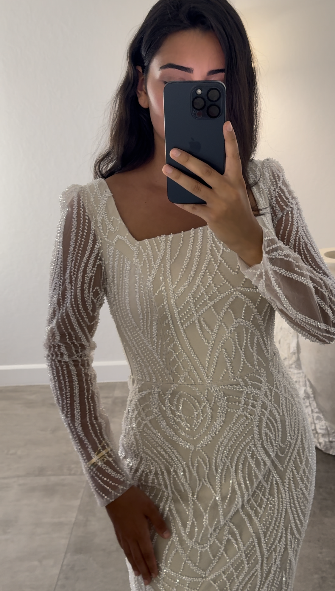 Beige Elegance Dress