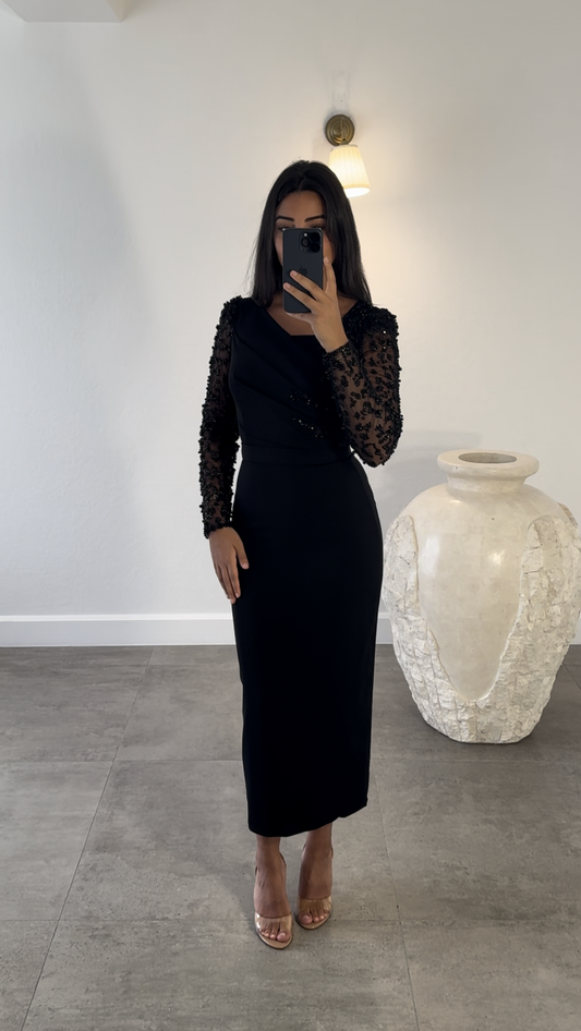 Black Inkfall Dress