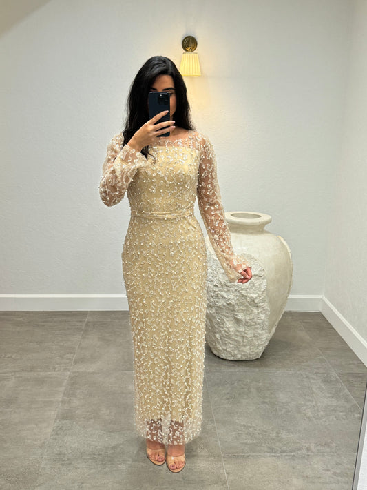 Beige Night Dress