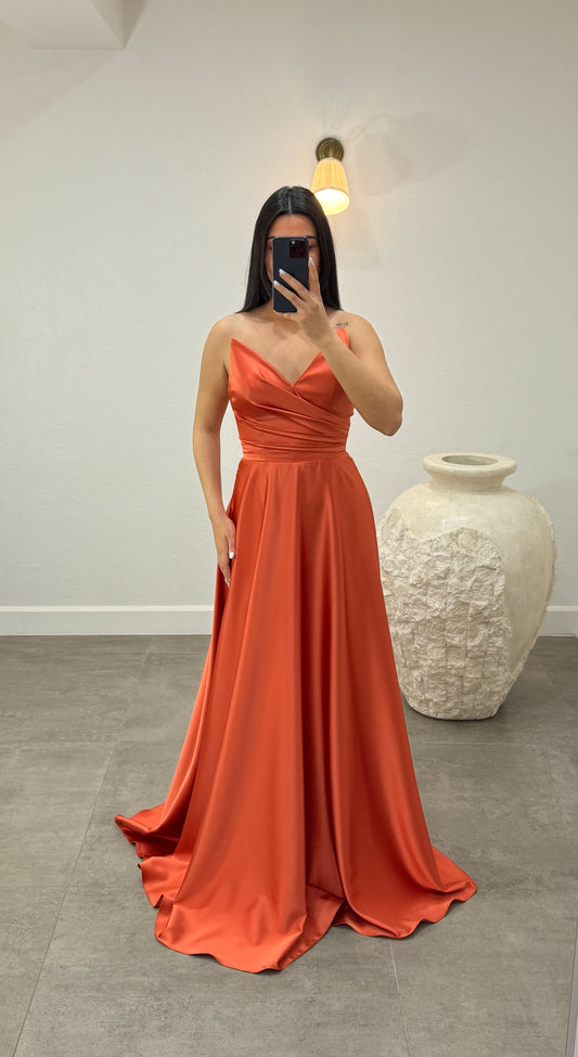 Terracotta Mina Dress