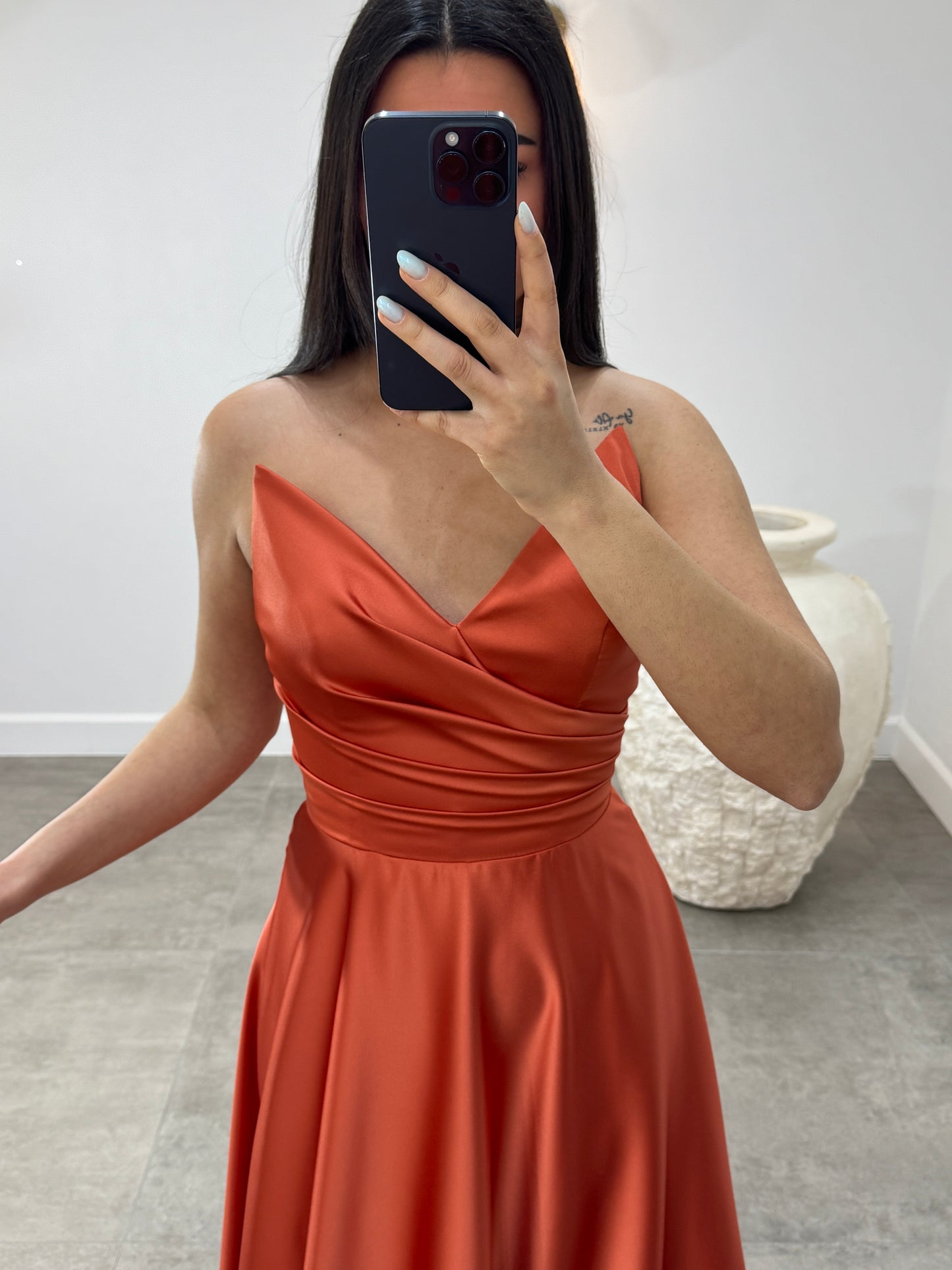 Terracotta Mina Dress