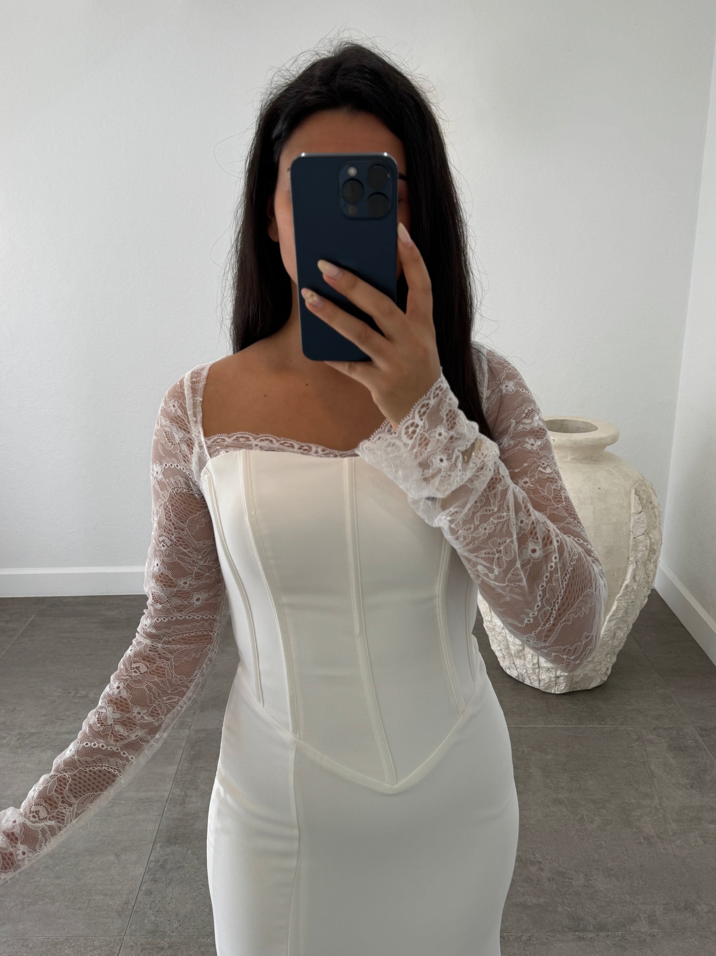 Nara Dress White