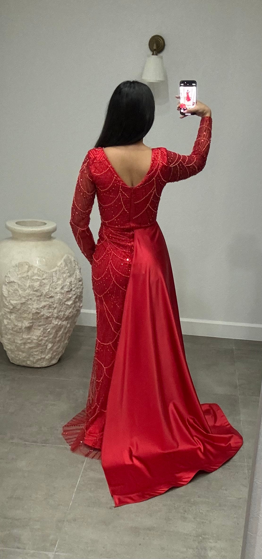 Crimson Allure Dress