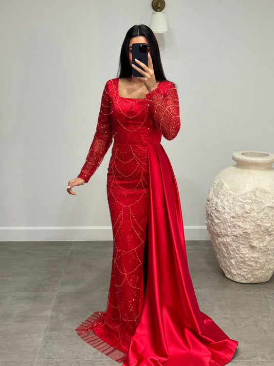 Crimson Allure Dress