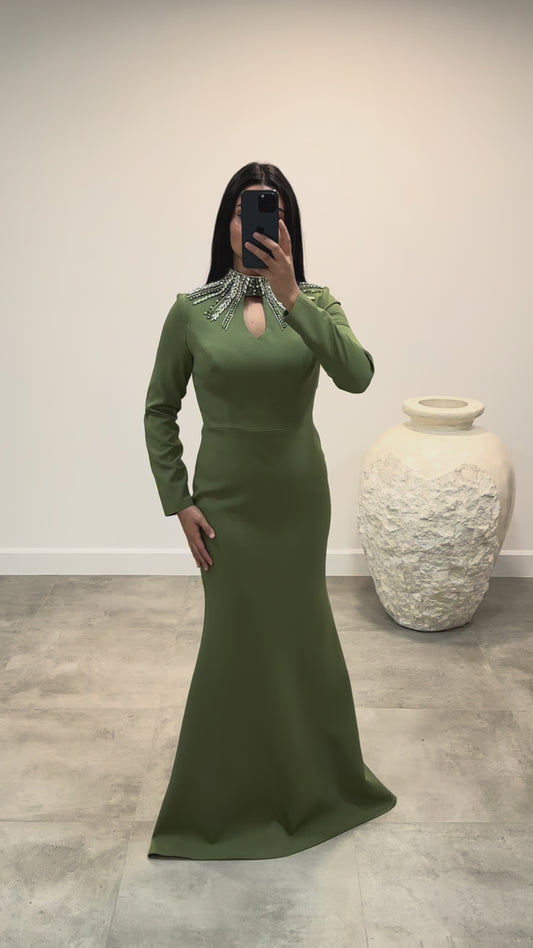 Jinet Dress green
