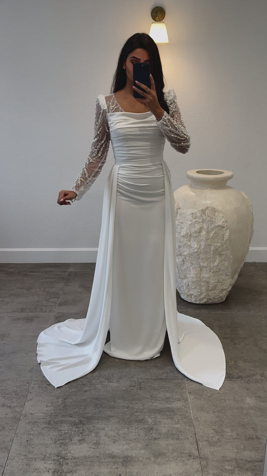 White Infinity Dress