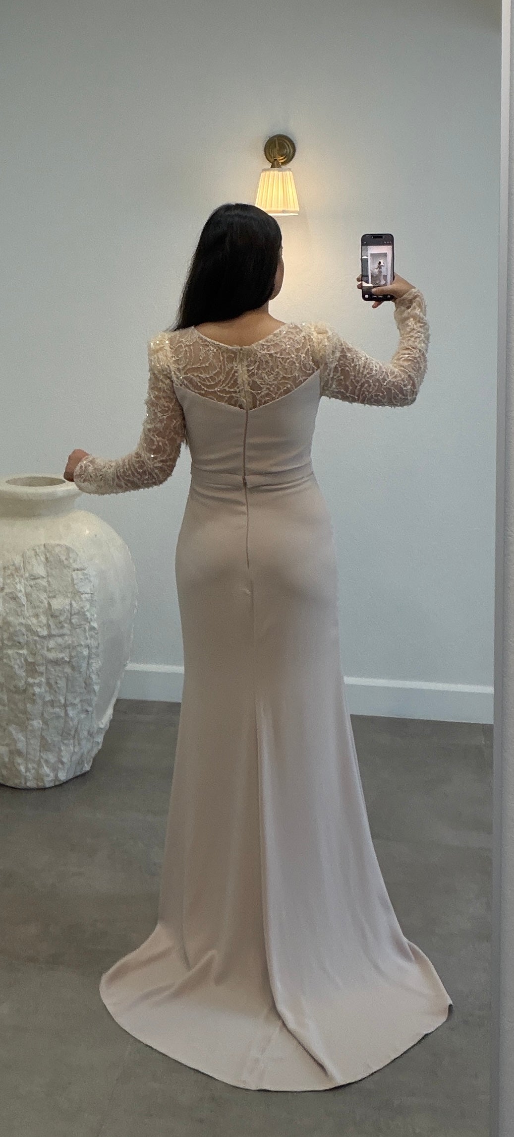 Asrin Dress Beige