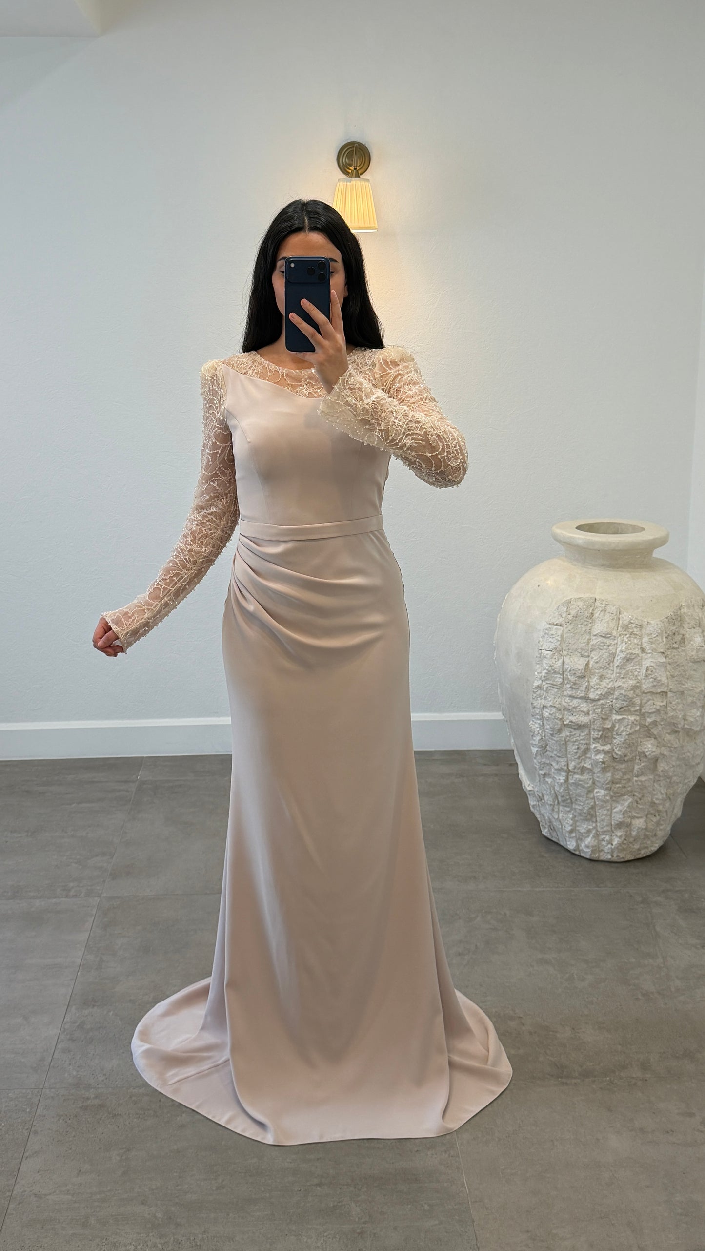 Asrin Dress Beige