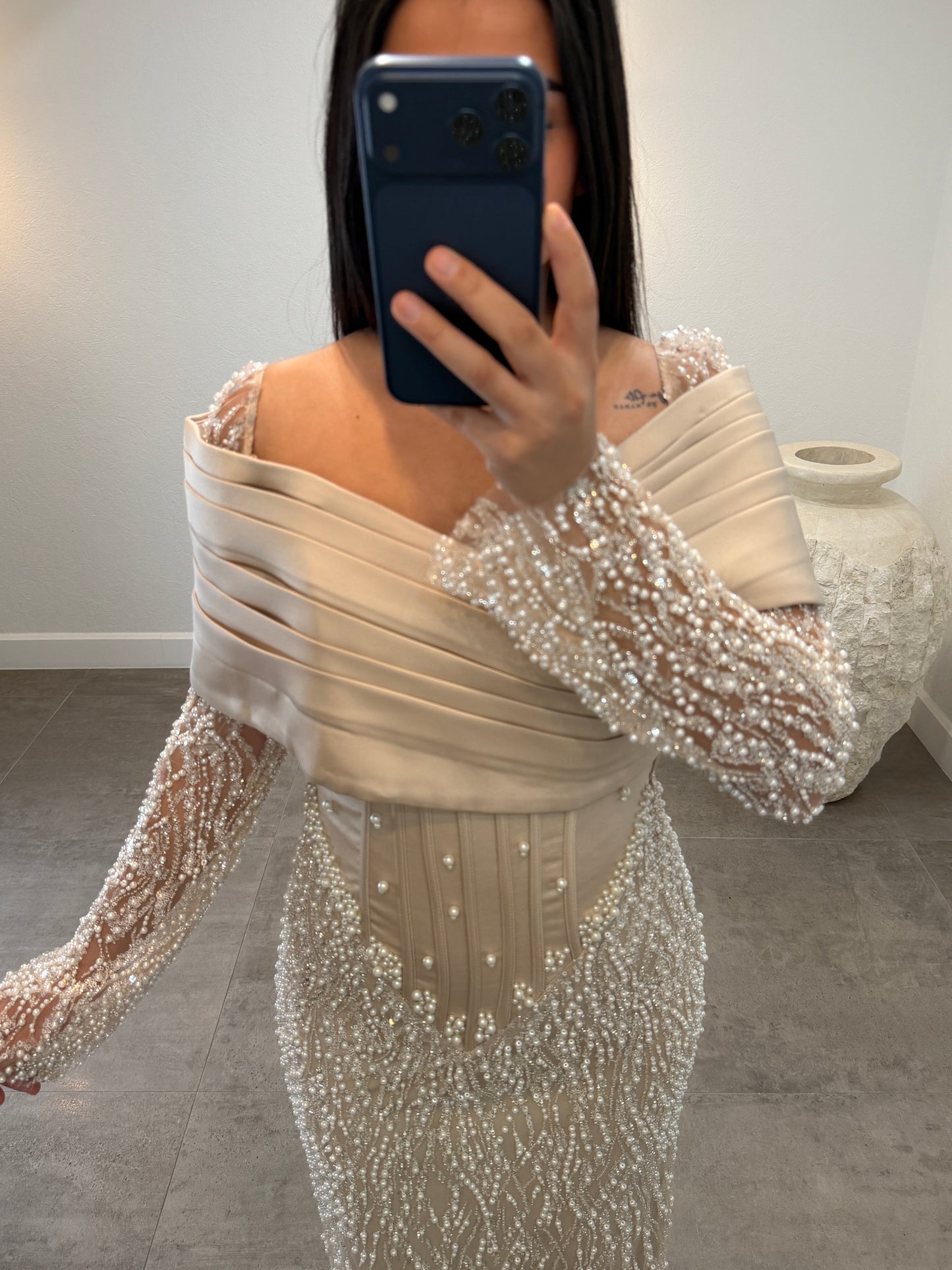 Rimai Dress Beige