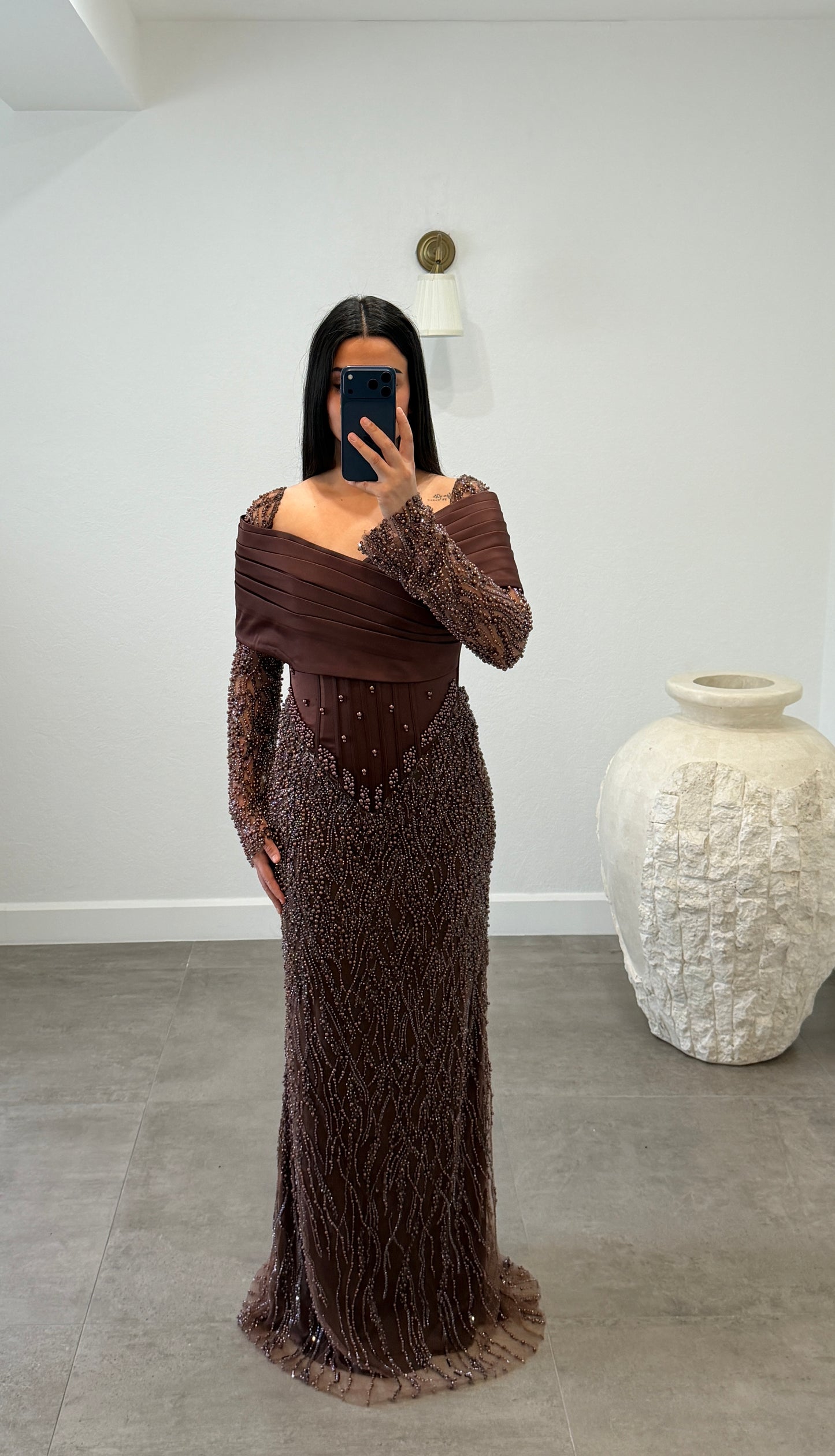 Rimai Dress Brown