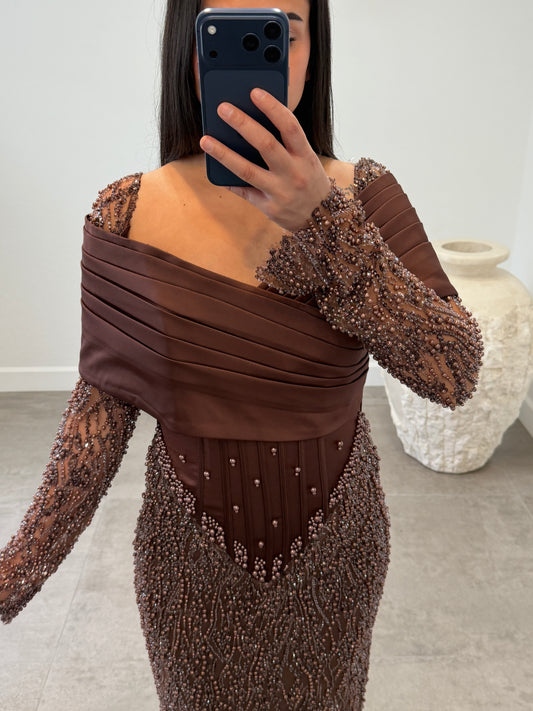 Rimai Dress Brown