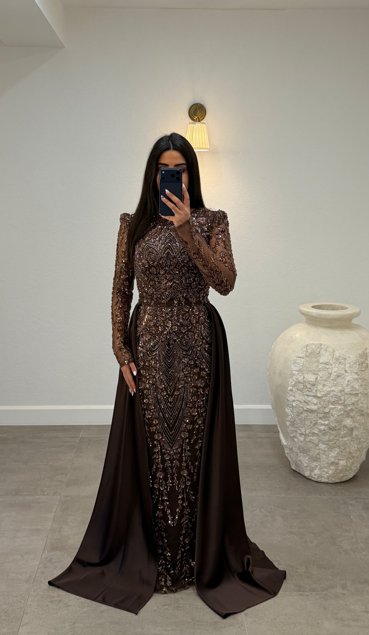 Melinda Dress Brown
