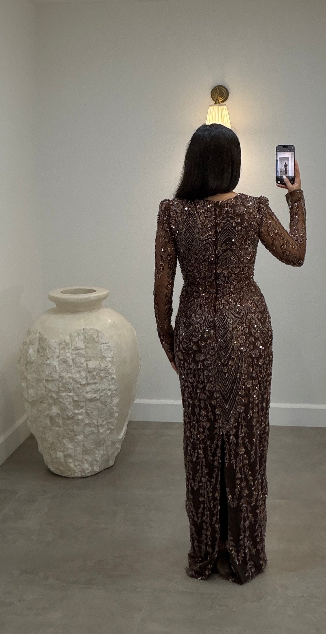 Melinda Dress Brown