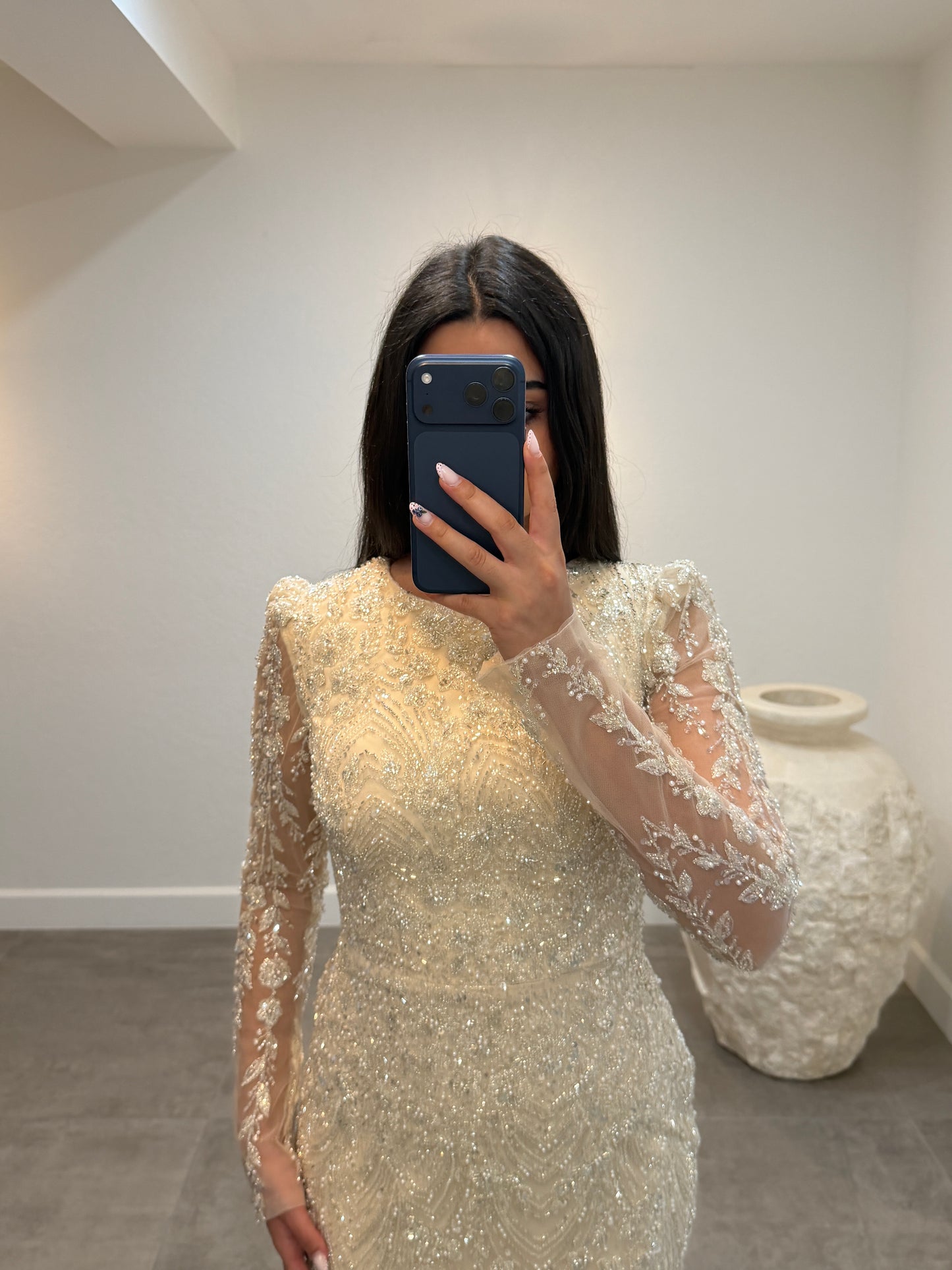 Melinda Dress Beige