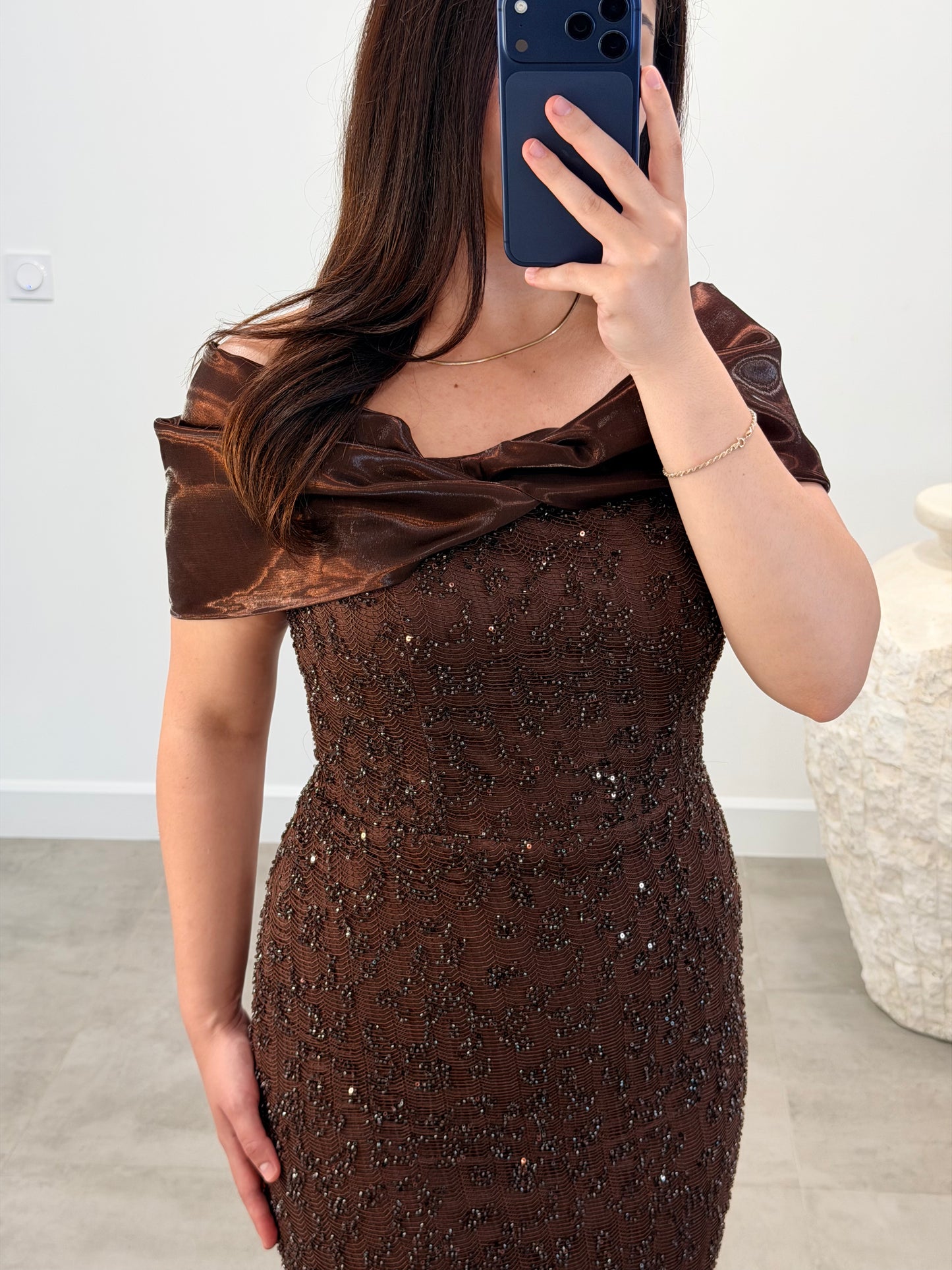 Evrin Dress Brown