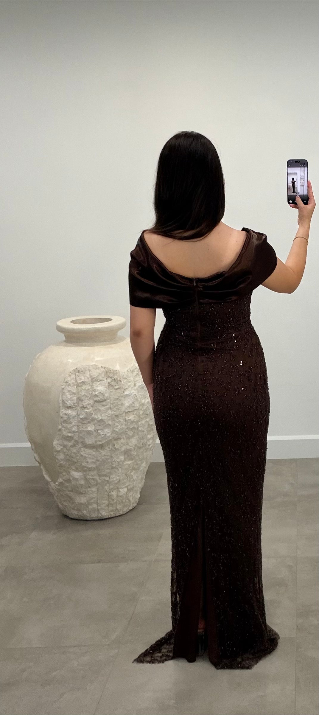 Evrin Dress Brown