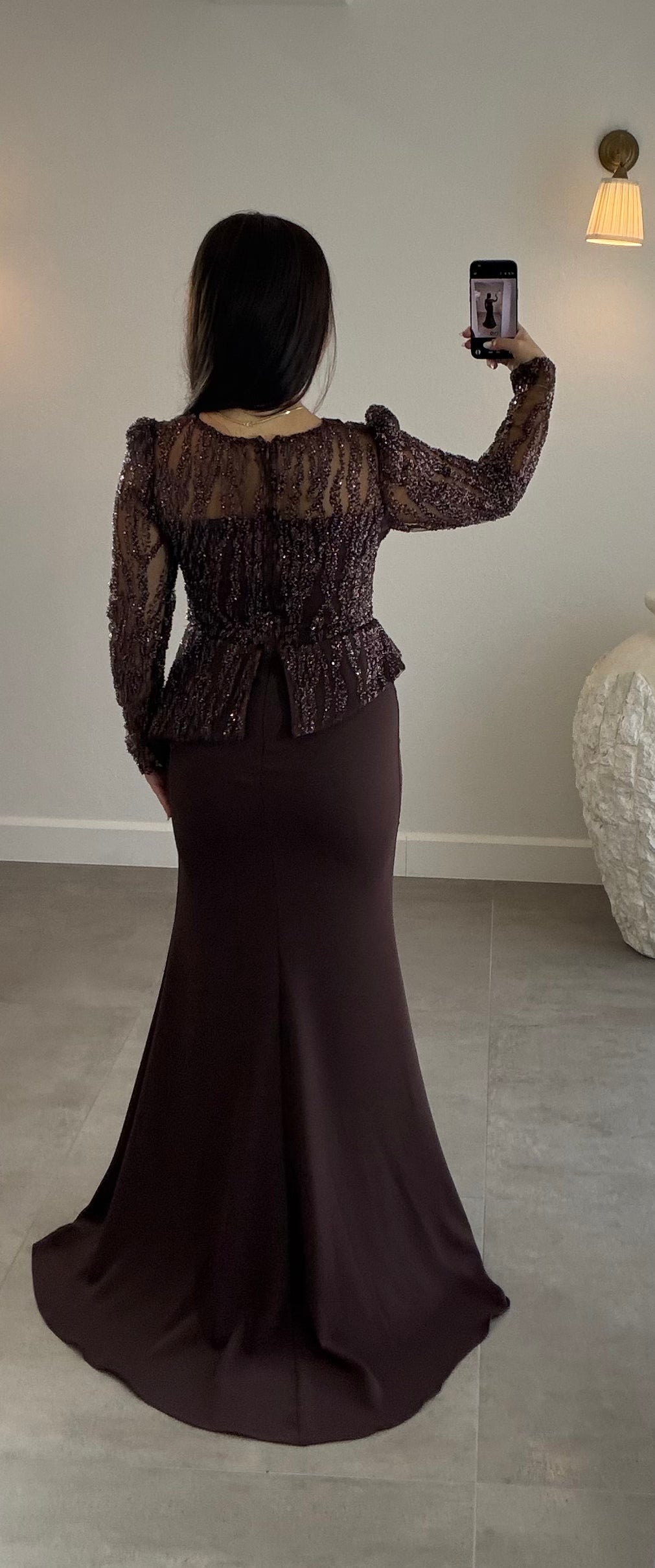 Sanelia Dress Brown