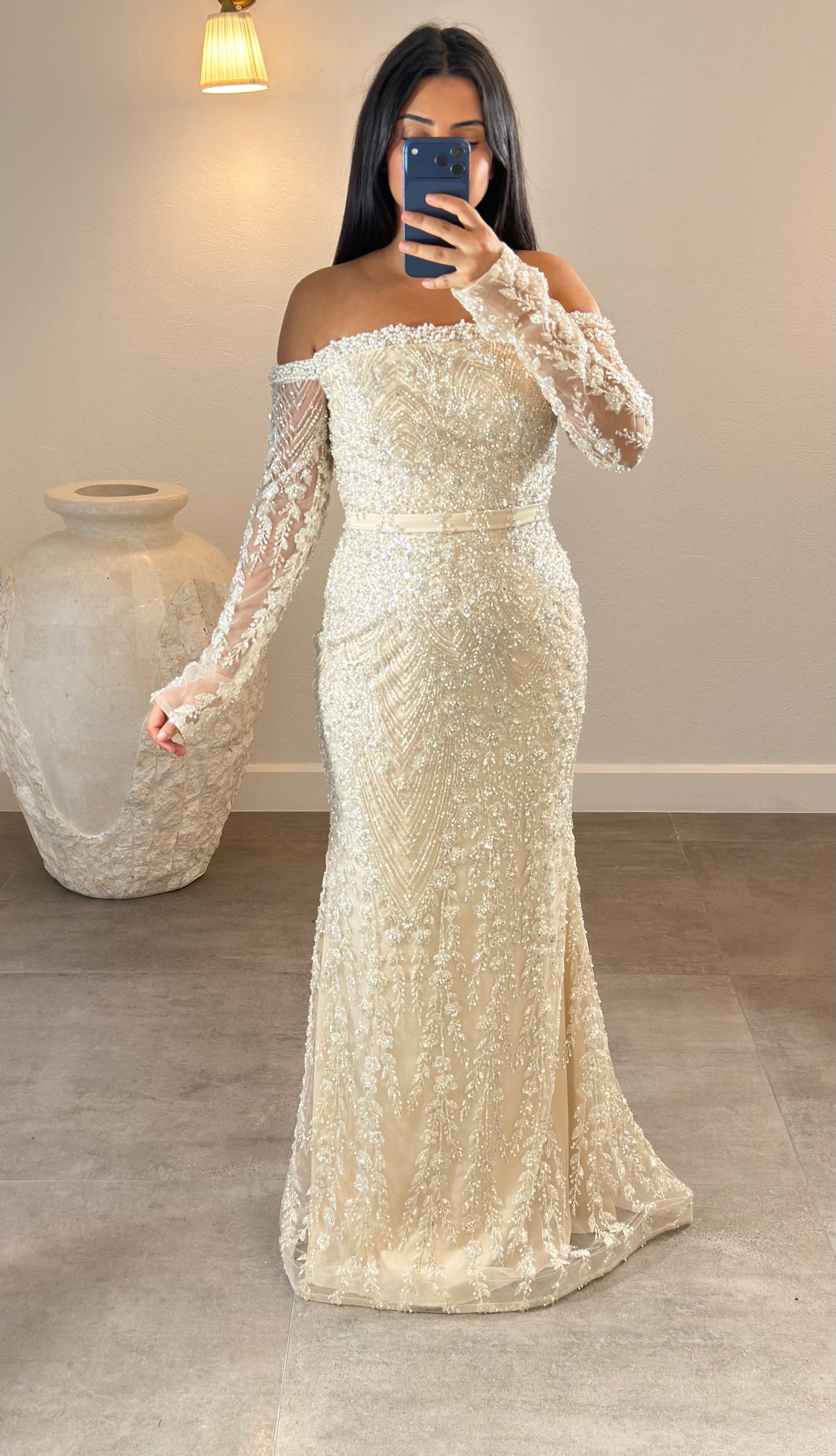 Laren Dress Beige
