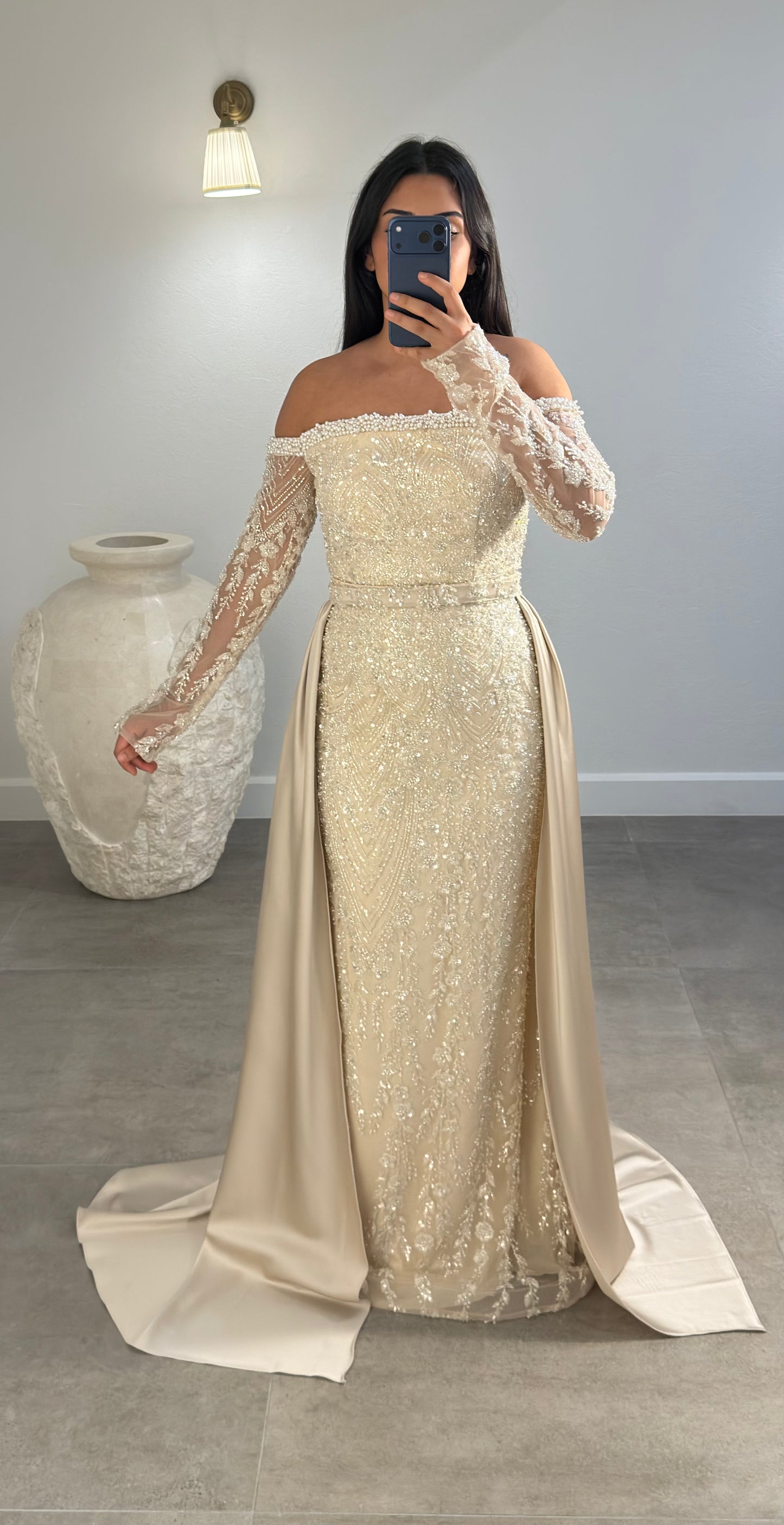 Laren Dress Beige