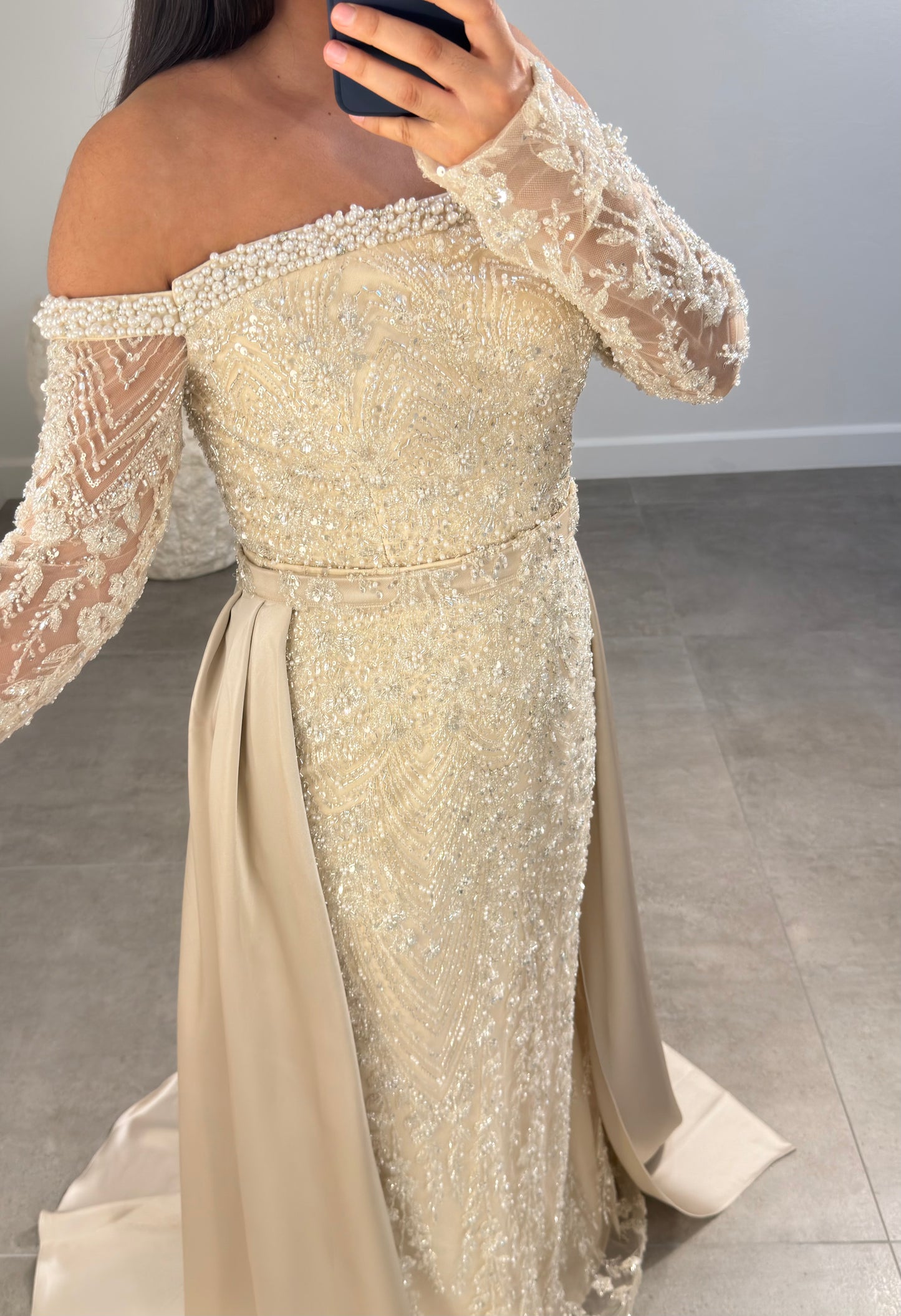 Laren Dress Beige