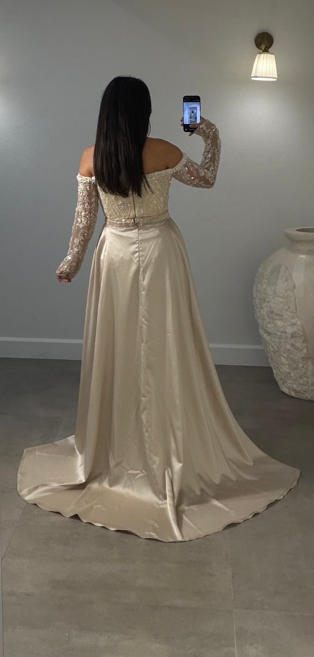 Laren Dress Beige