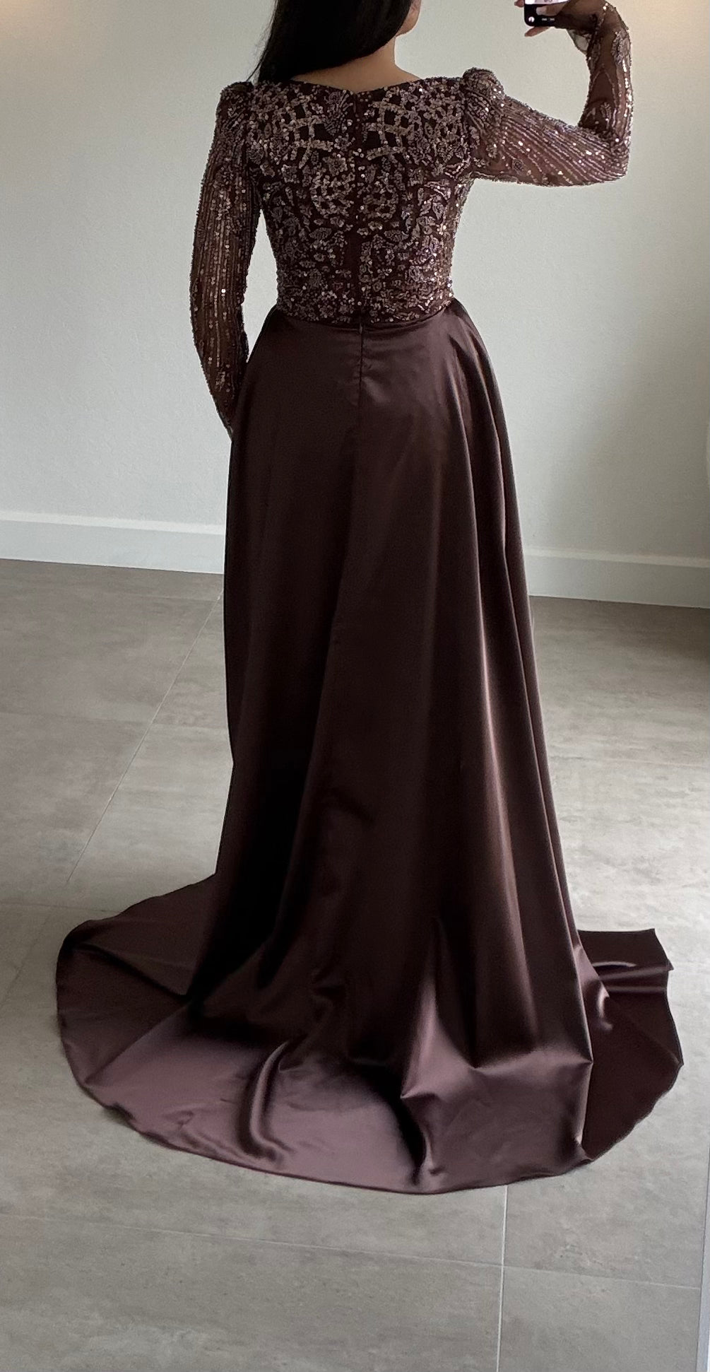 Delina Dress Brown