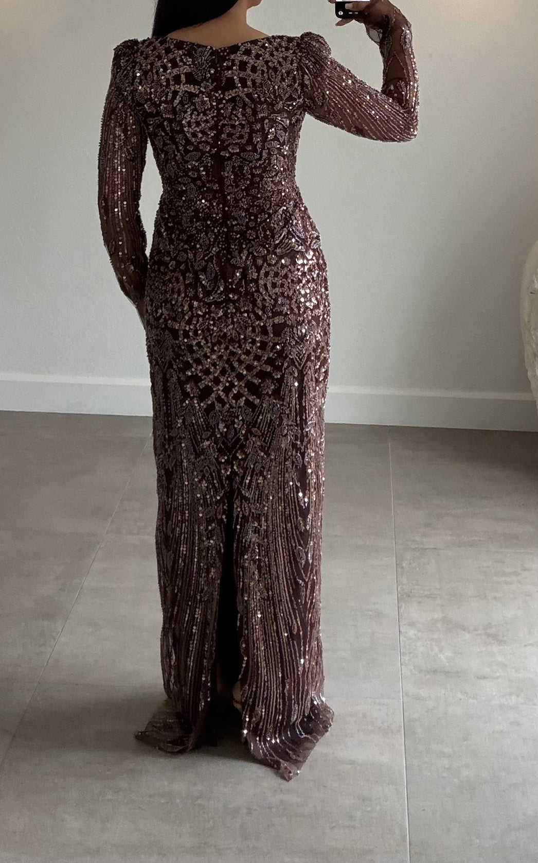 Delina Dress Brown