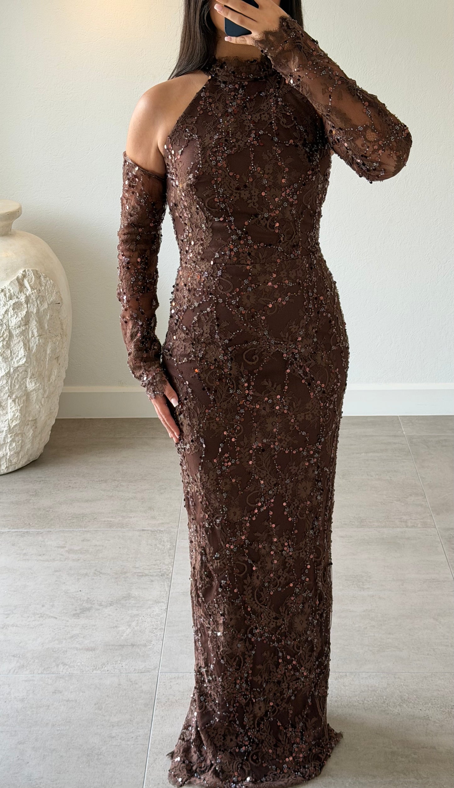 Hayal Dress Brown