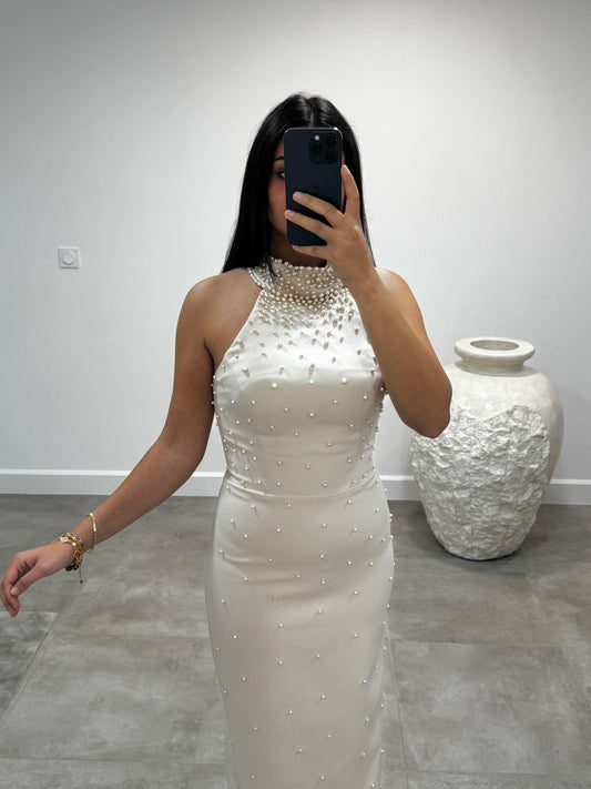 Volina Dress Beige