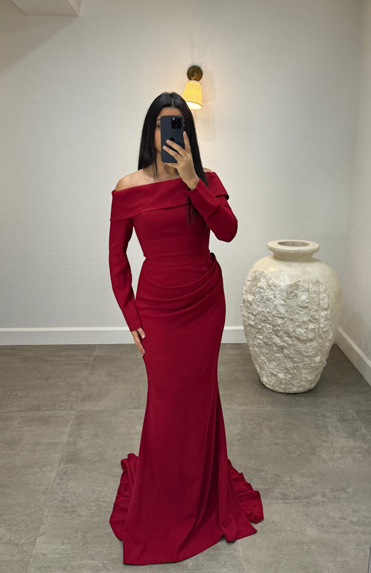 Benitta Dress Red