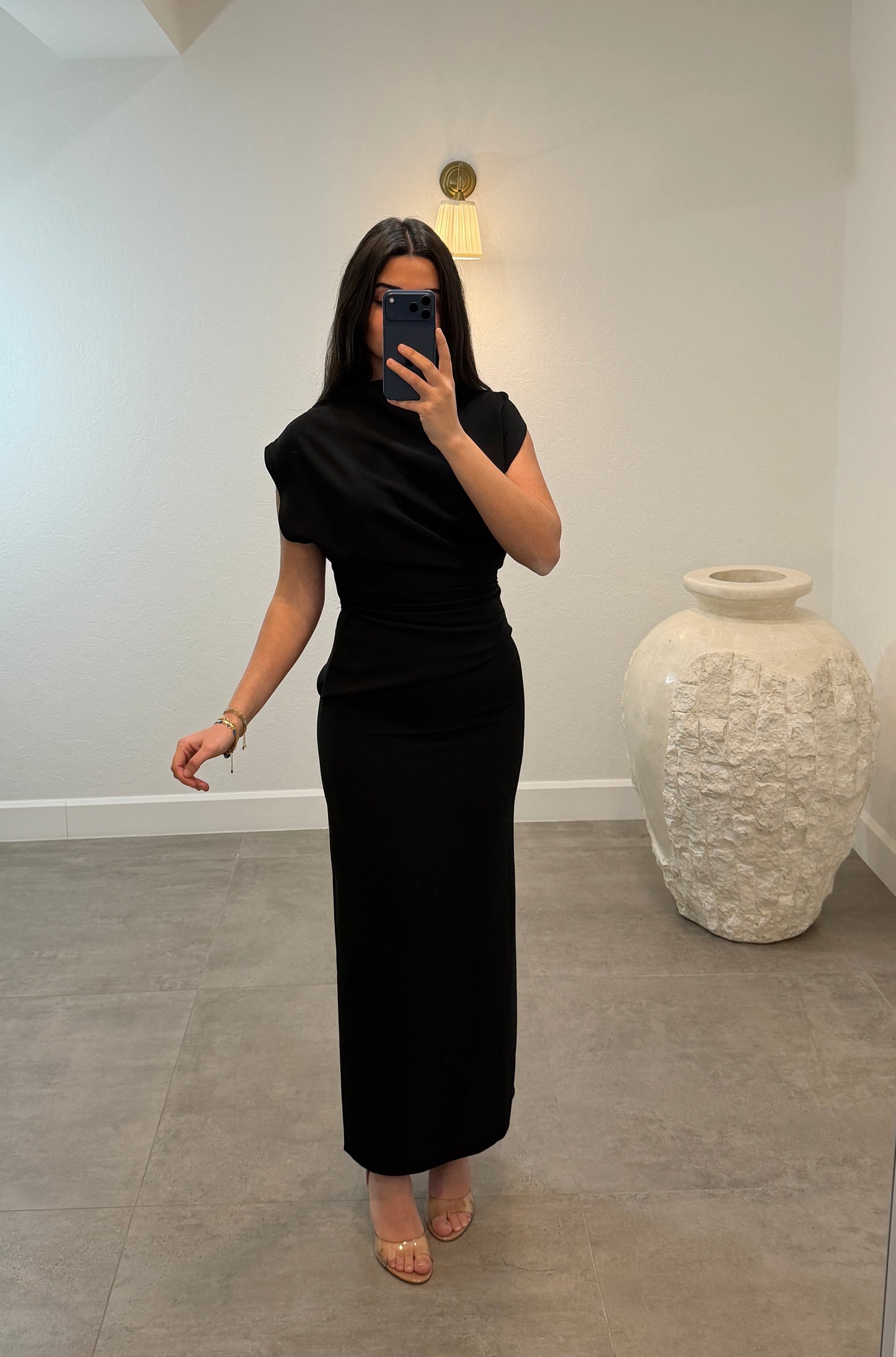 Simge Dress Black