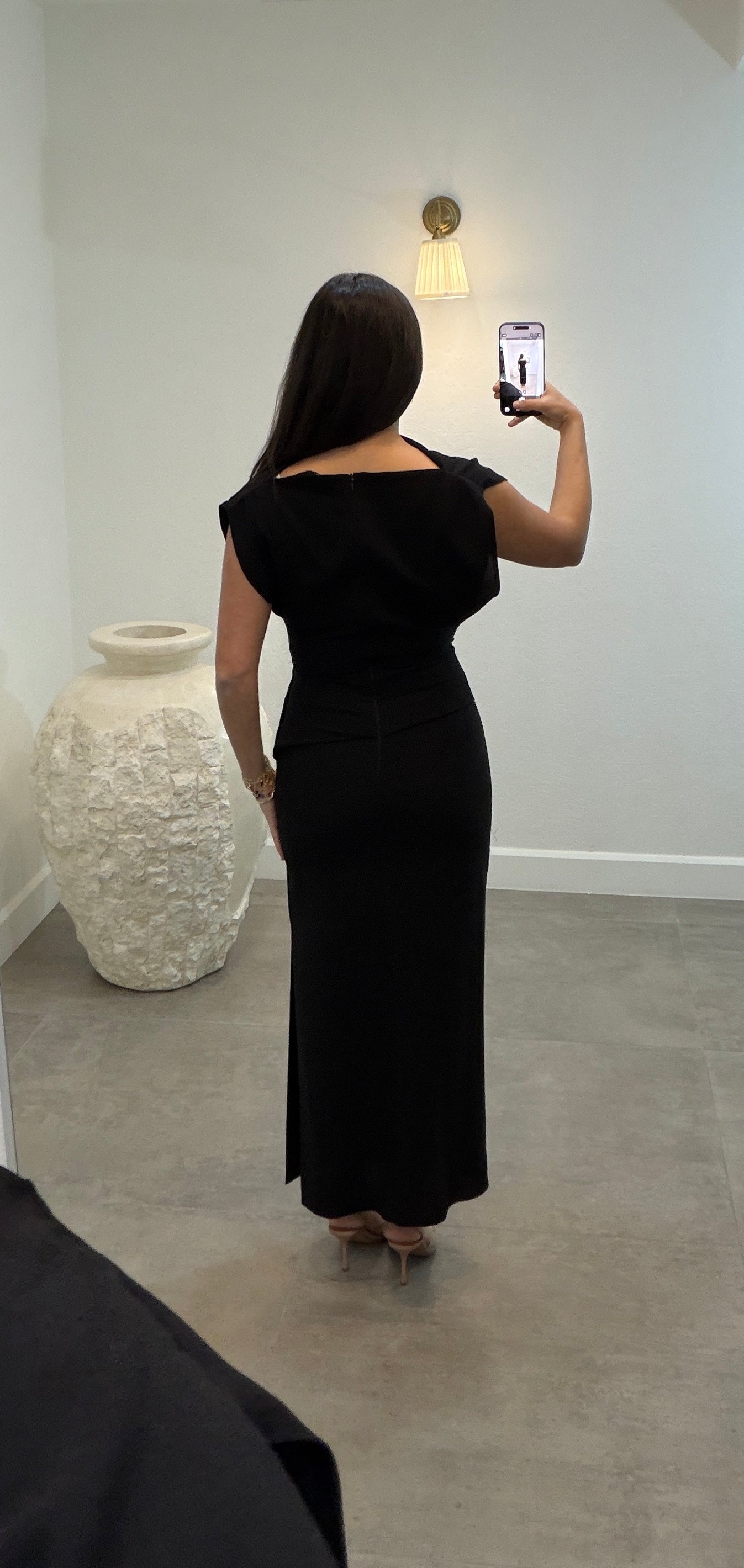 Simge Dress Black