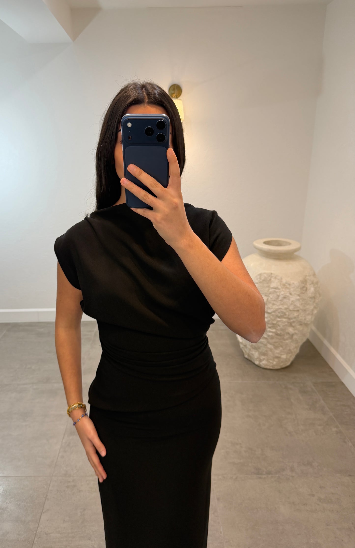 Simge Dress Black