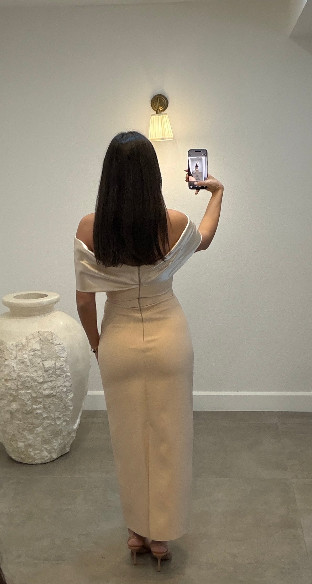 Cansu Dress Beige