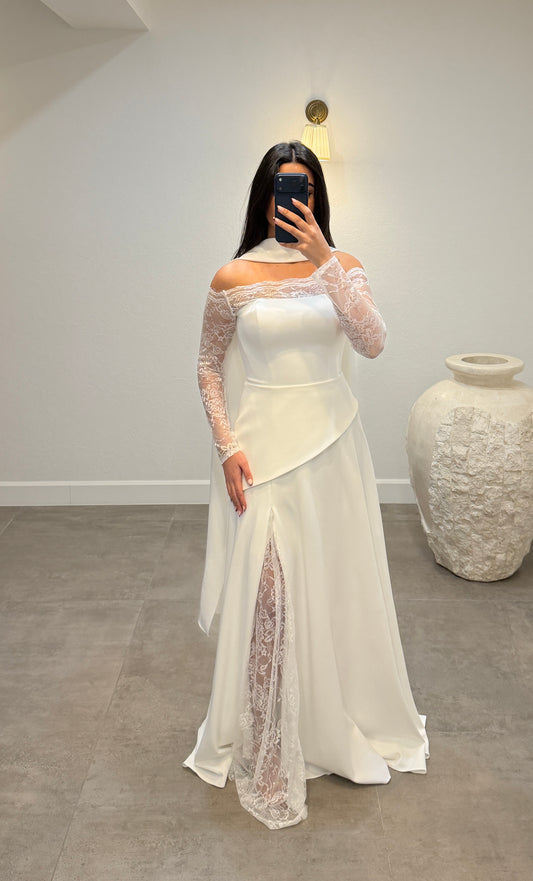 Liya Dress White