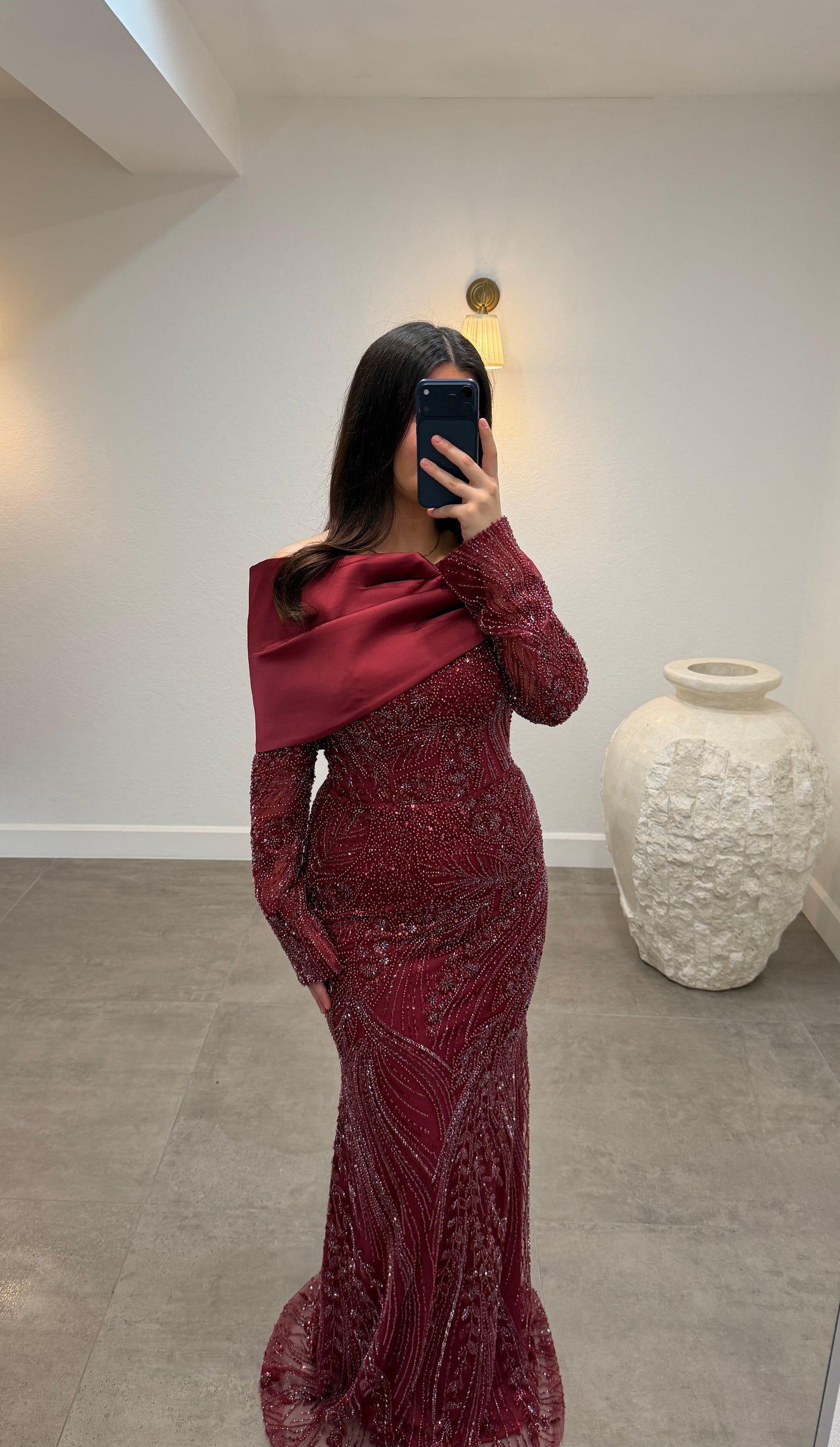 Hülya Dress Bordeaux
