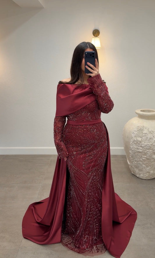 Hülya Dress Bordeaux