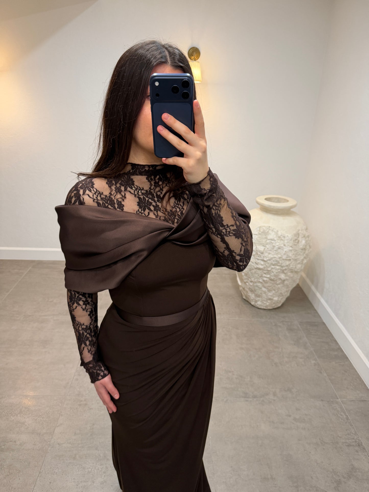 Ayline Dress Brown