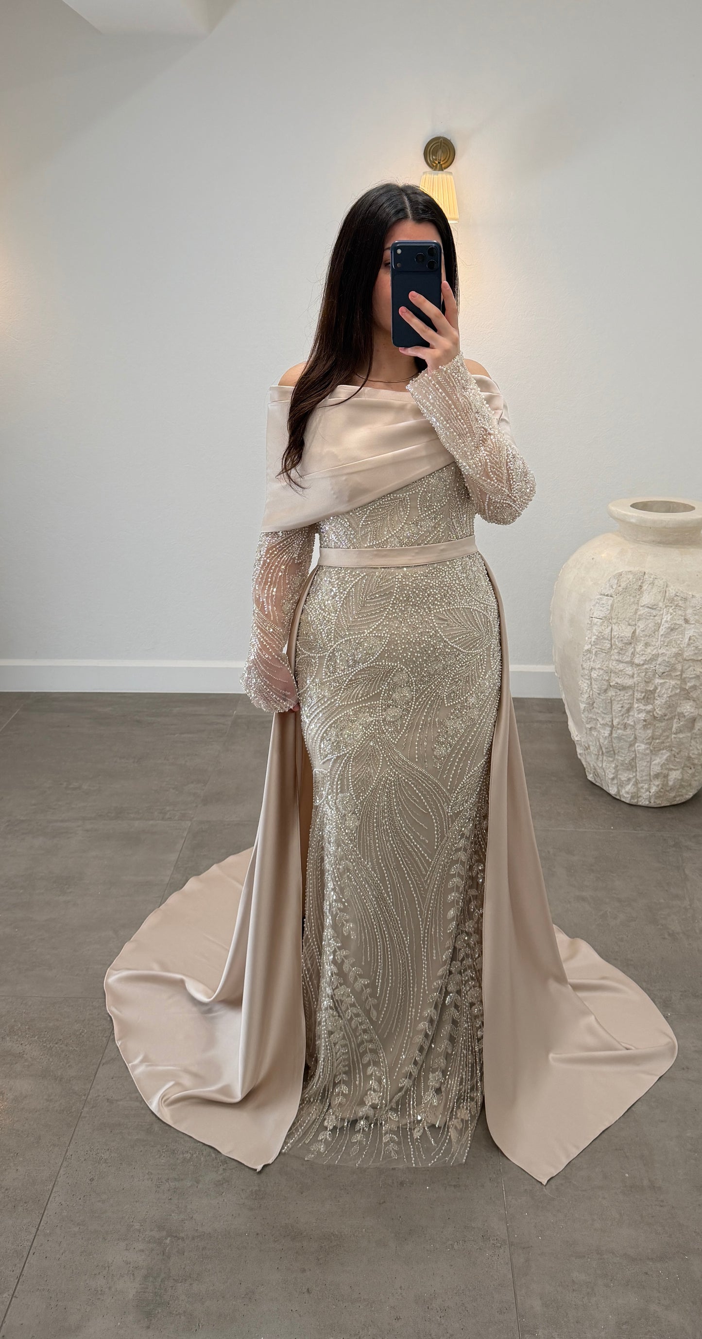 Hülya Dress Beige