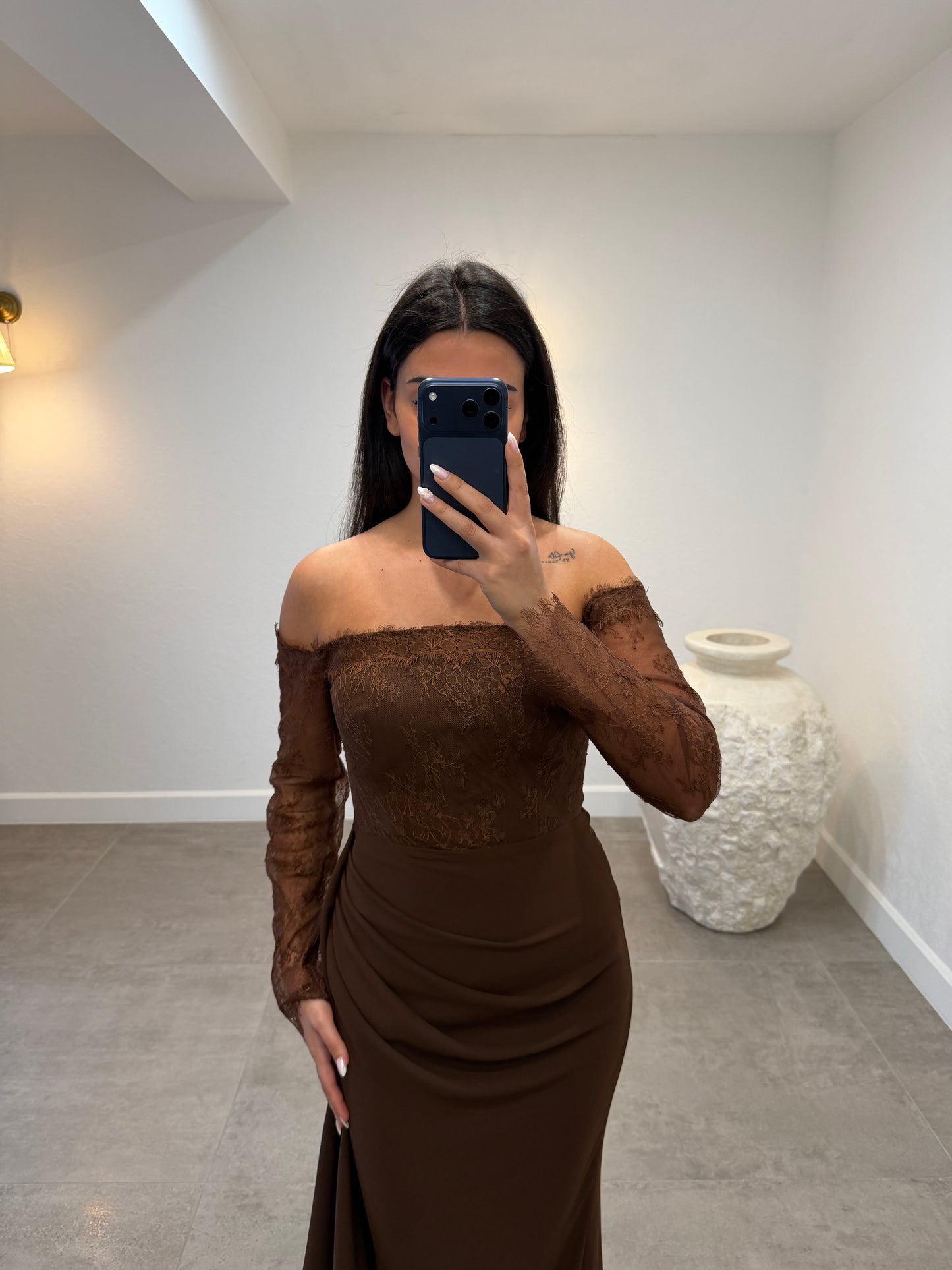 Marina Dress Brown