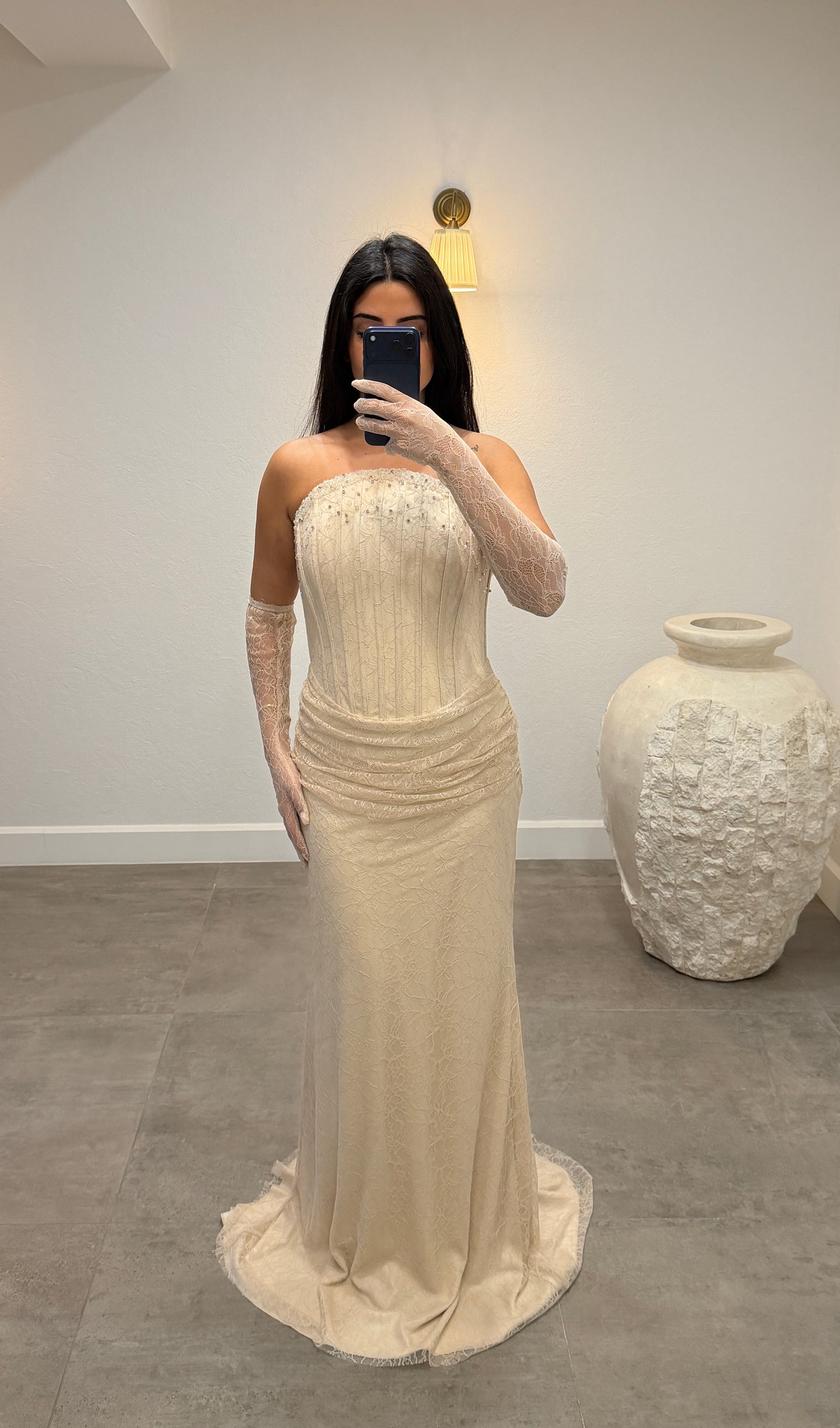 Derin Dress Beige